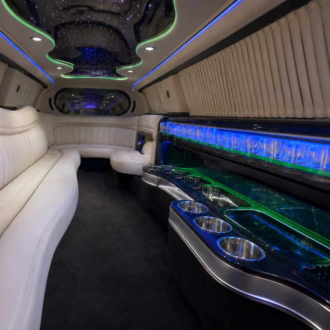 chrysler 300 limo interior