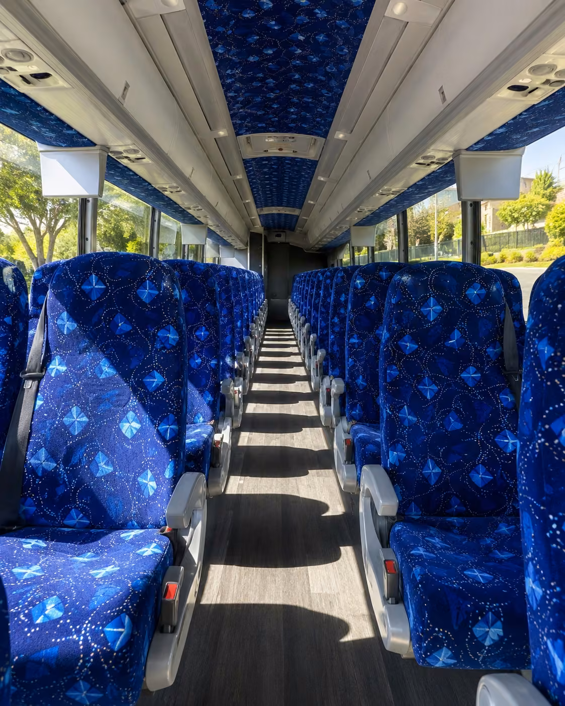 orlando charter bus interior
